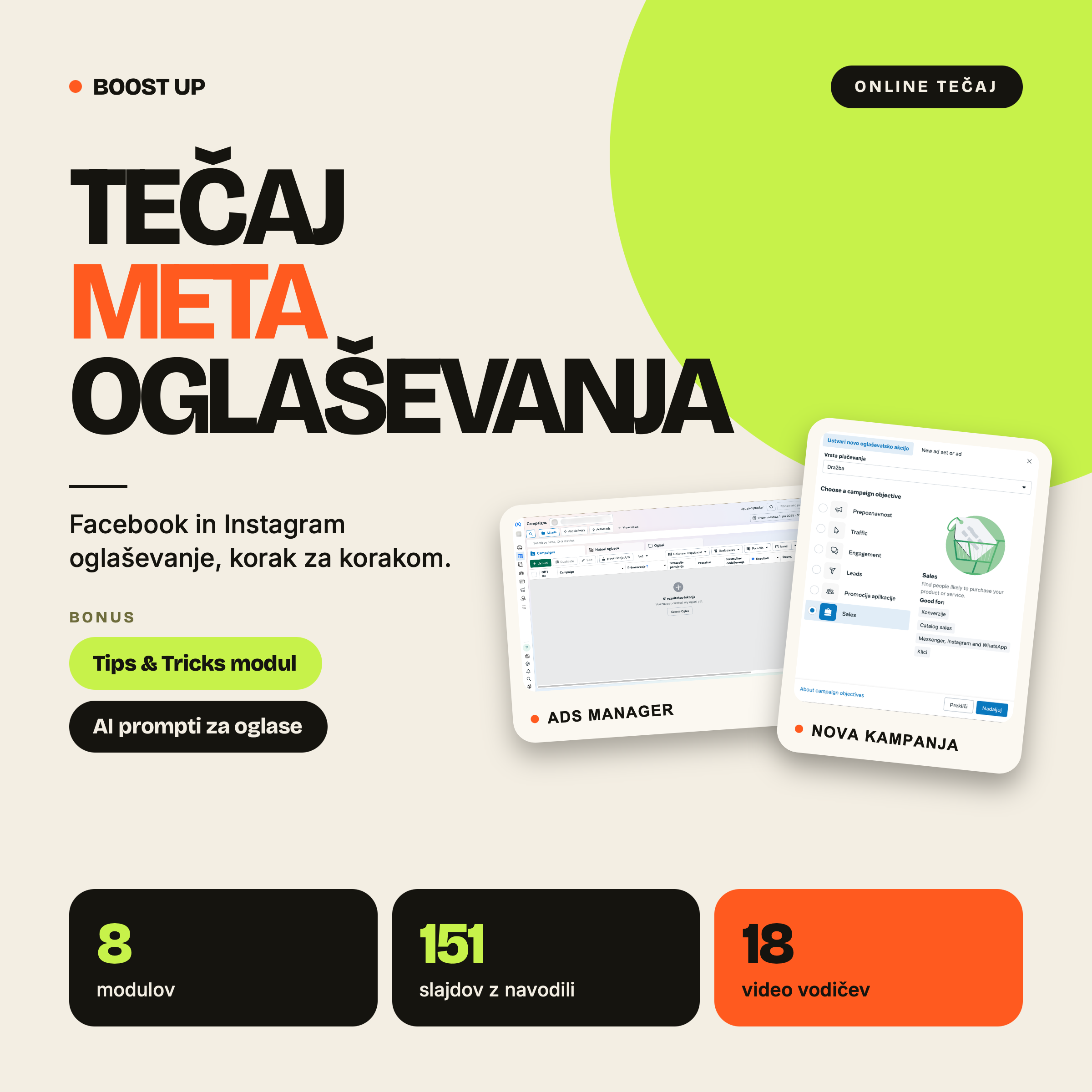 Tečaj META oglaševanja